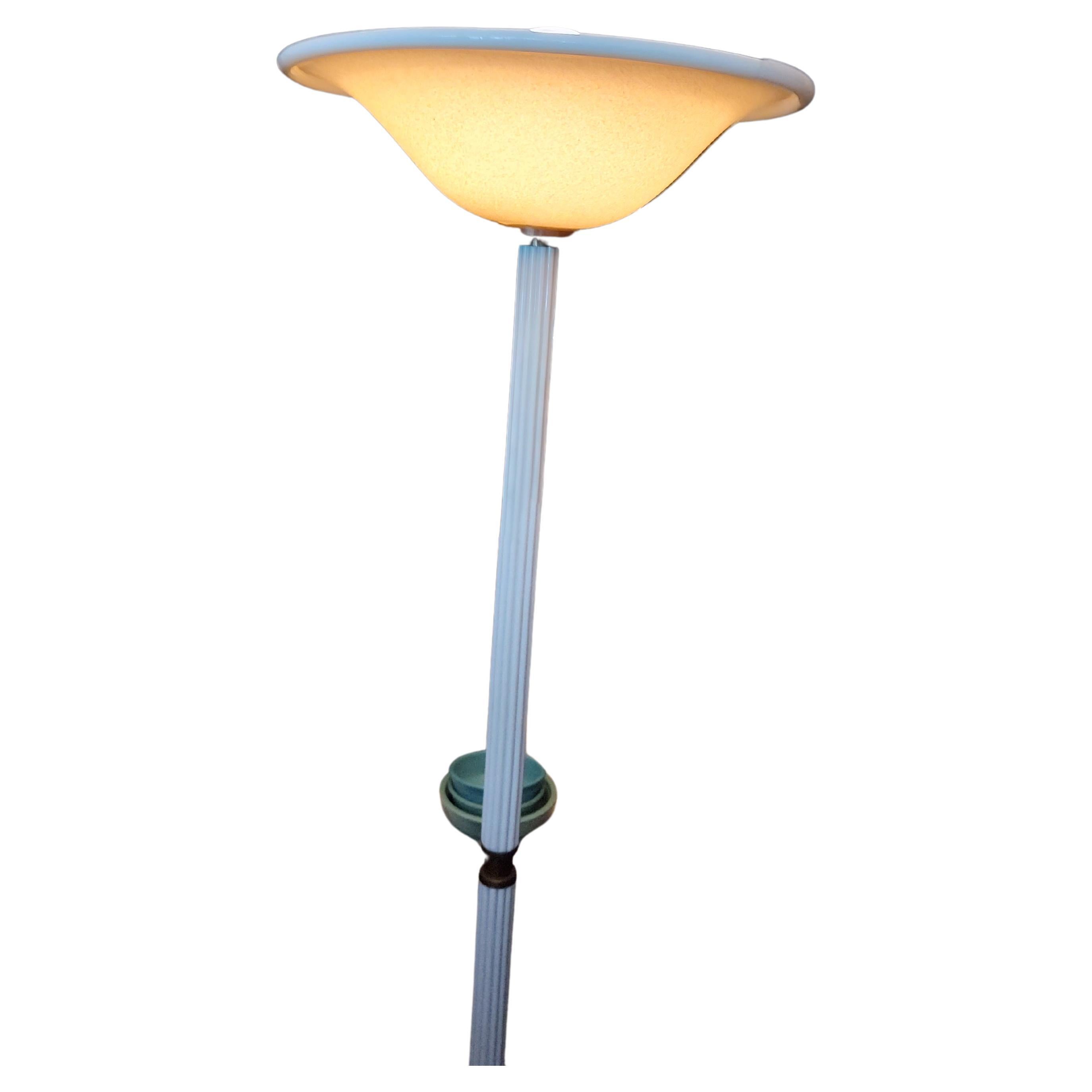 Mid-Century Modern Skulpturale Glas-Stehlampe von Barovier & Toso im Angebot 1