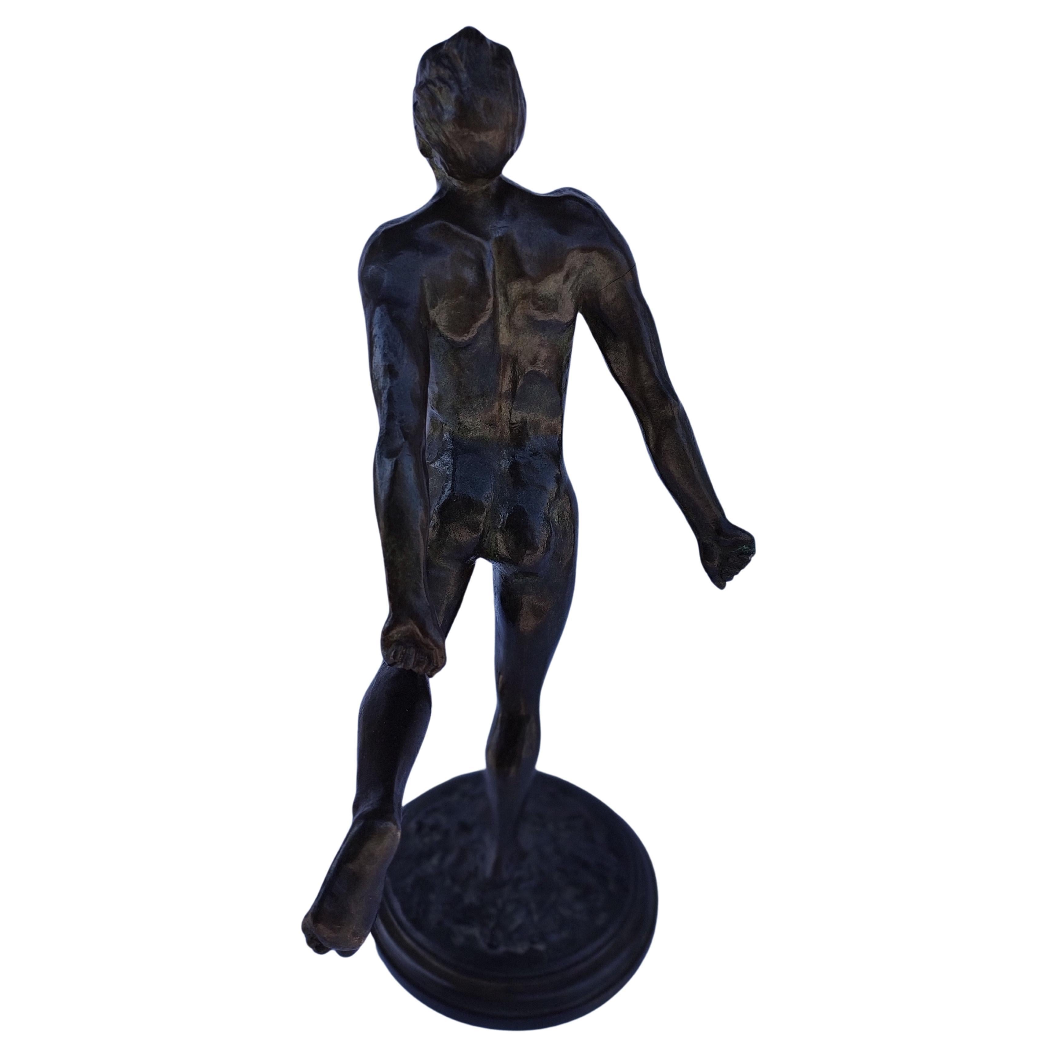 Nu masculin en bronze « Vouloir » de Jean Rabiant en vente 4