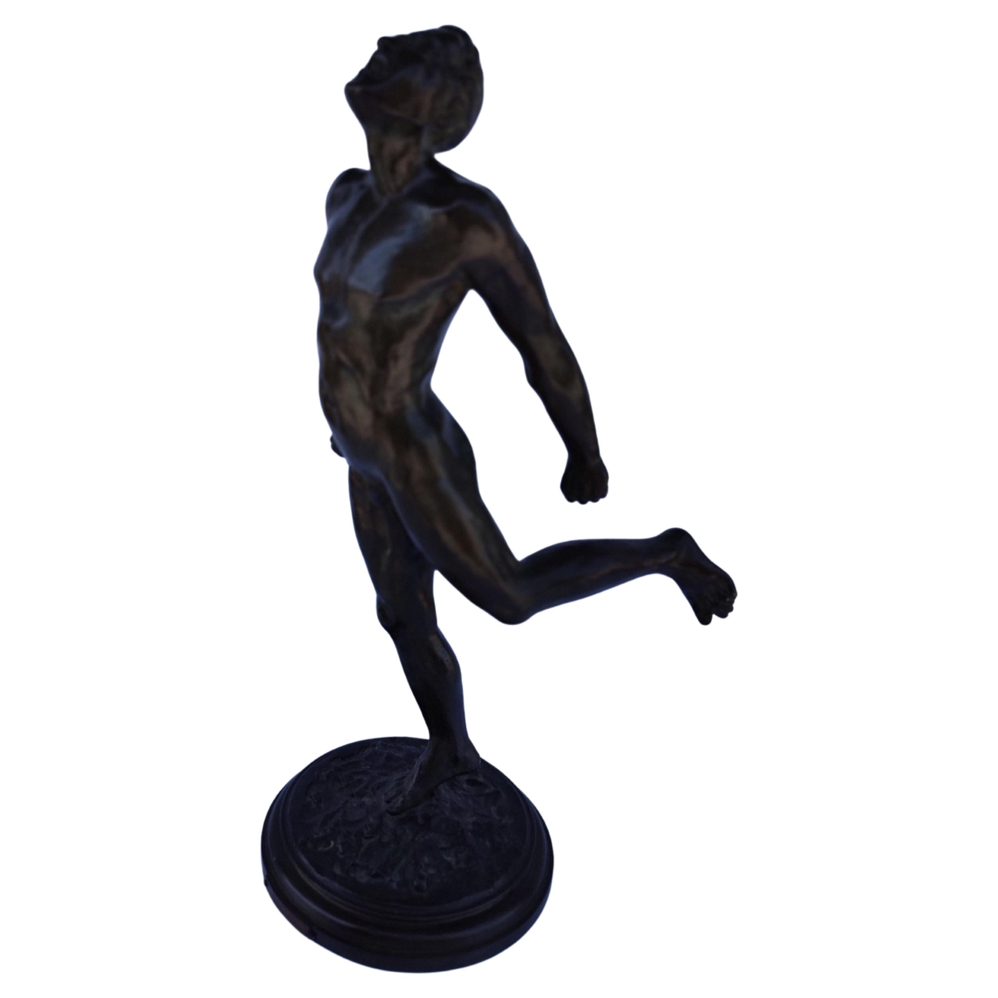 Français Nu masculin en bronze « Vouloir » de Jean Rabiant en vente
