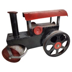 Antiker antiker Spielzeug-Dampfroller C1940