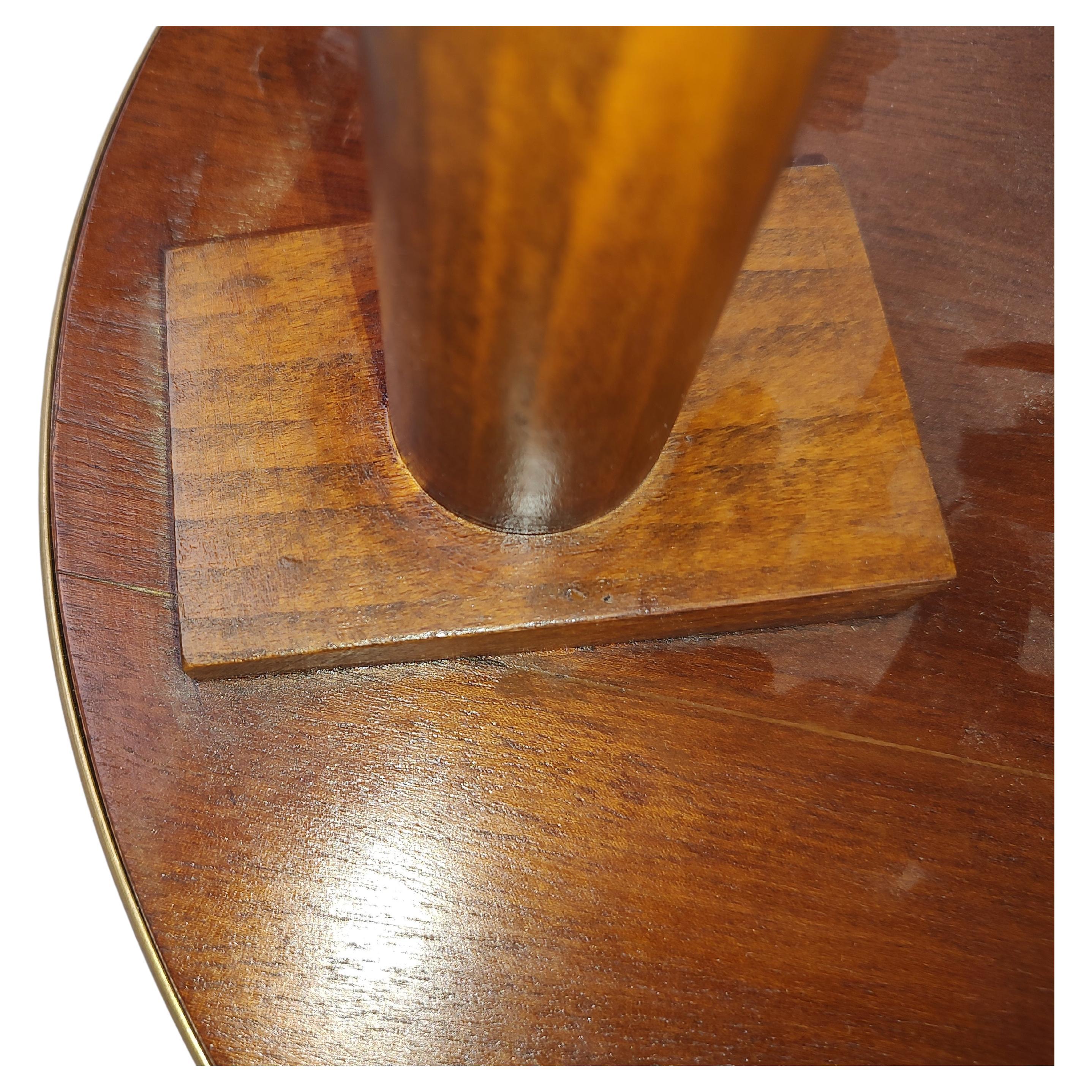 cerused oak side table