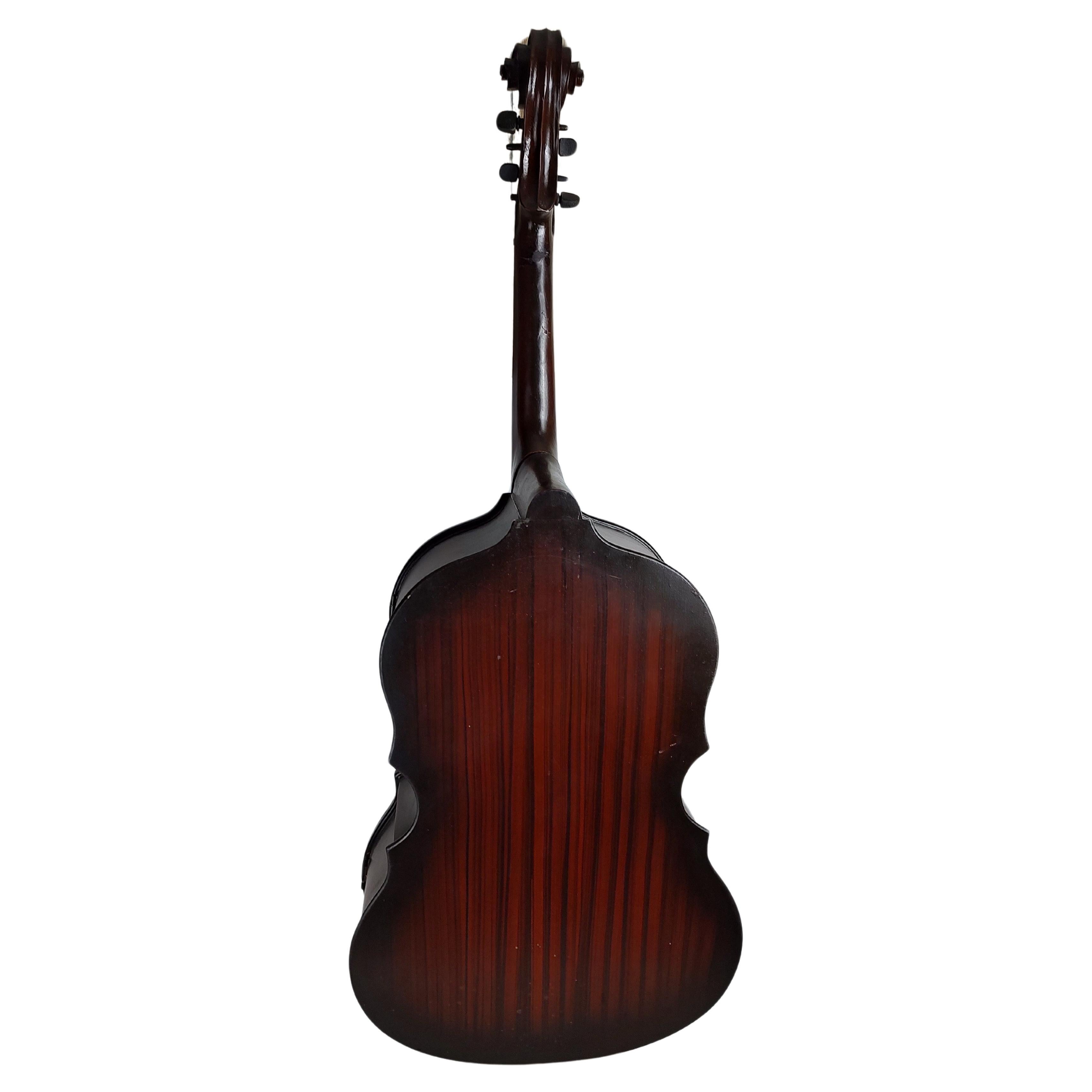 Beaux Arts Mid Century Cabinet in the Form of Bass Cello Great Storage For Sale
