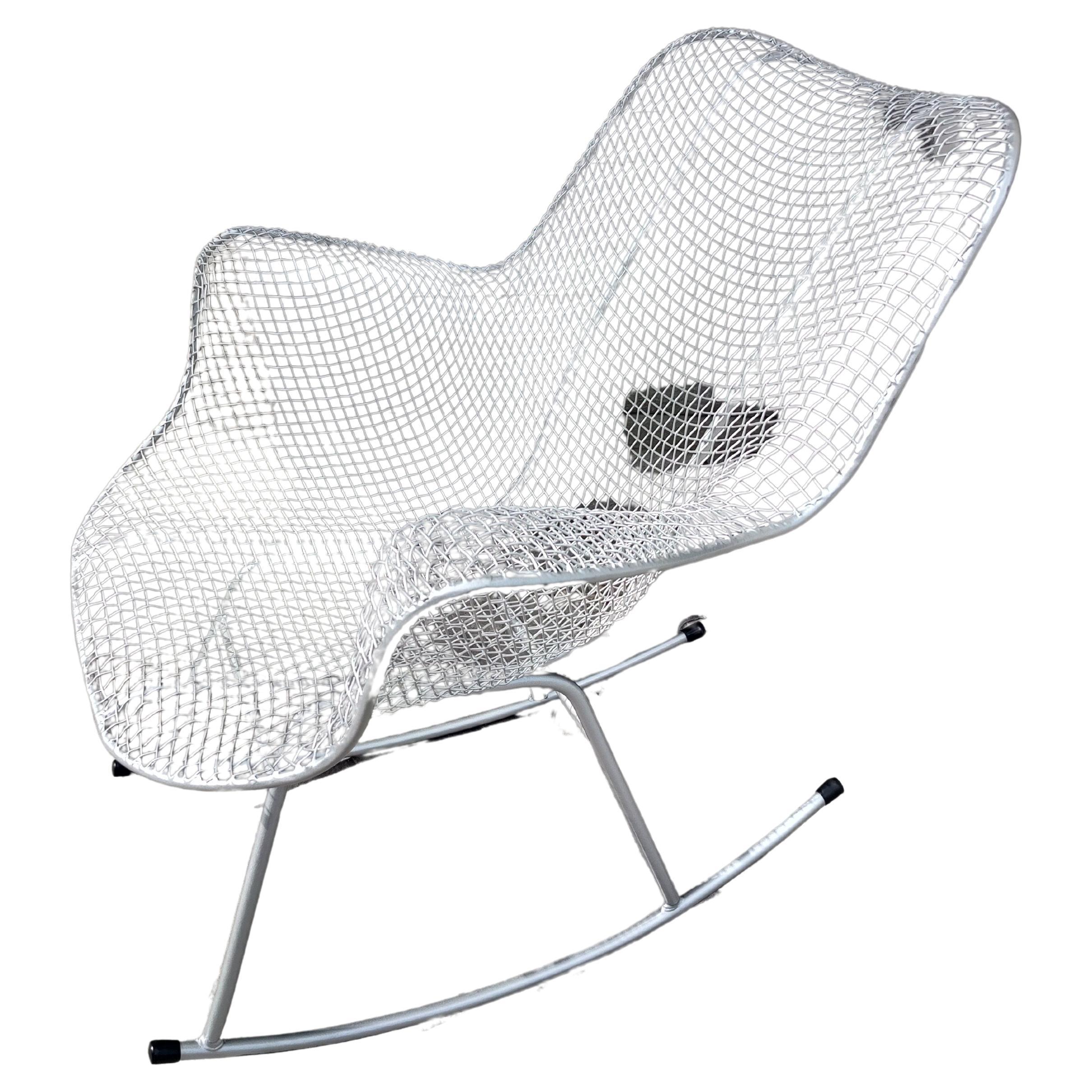 Mid Century Modern Sculptura Lounge Rocking Chair by Russell Woodard