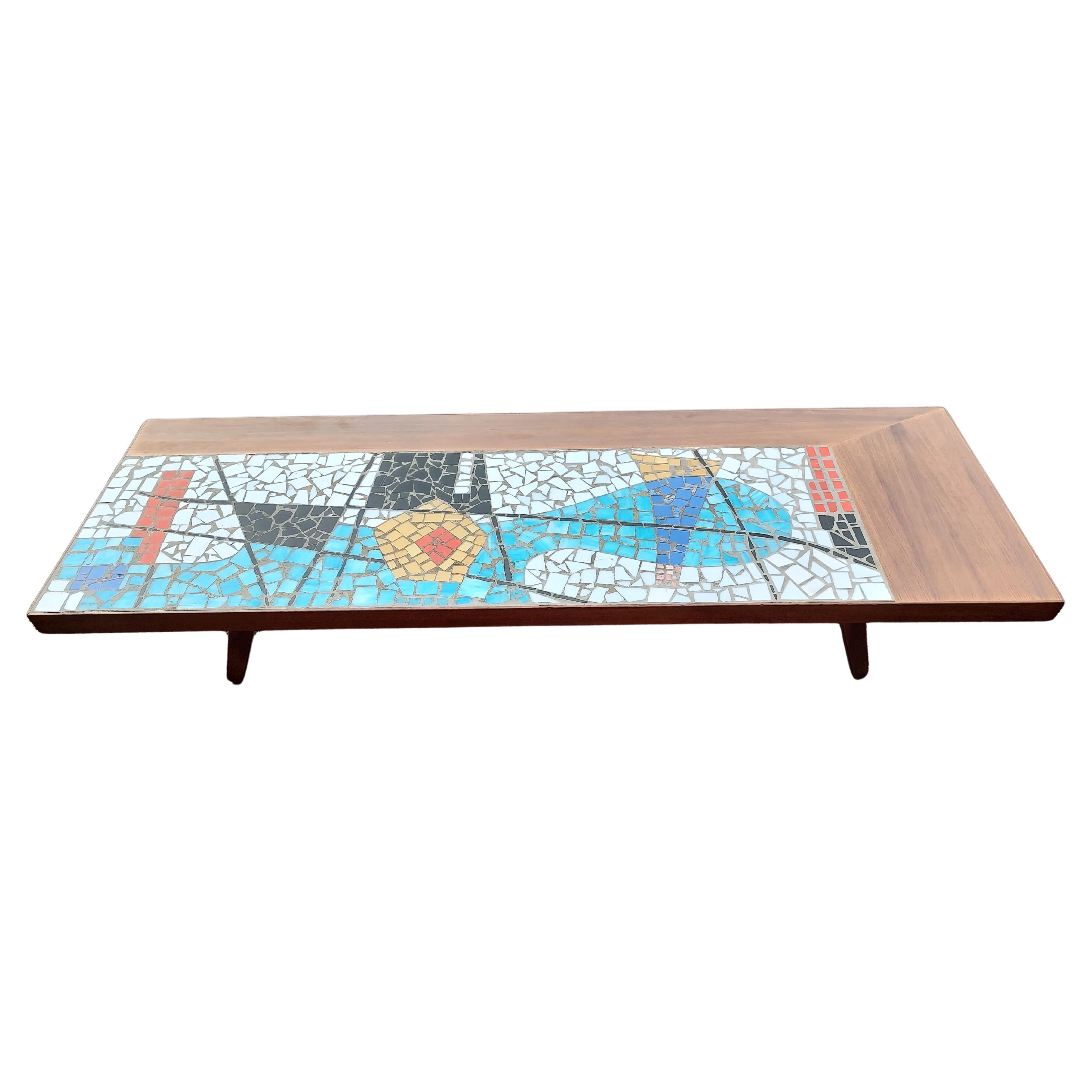 mosaic table top rectangle