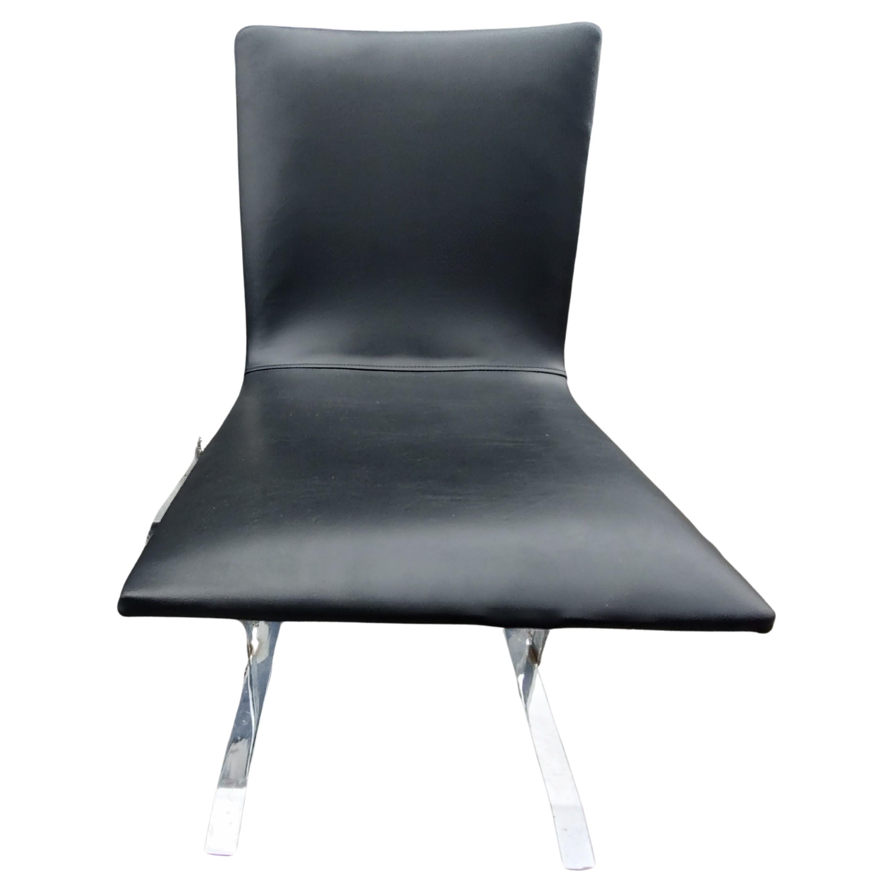 Plaqué Ensemble sculptural de 6 chaises de salle à manger de style mi-siècle moderne par Saporiti en vente