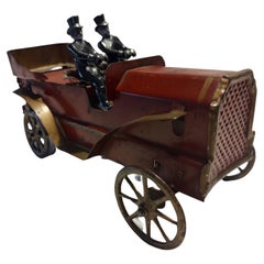 Used Early 20th C Dayton Hill Climber Open Touring Car with 2 Figures