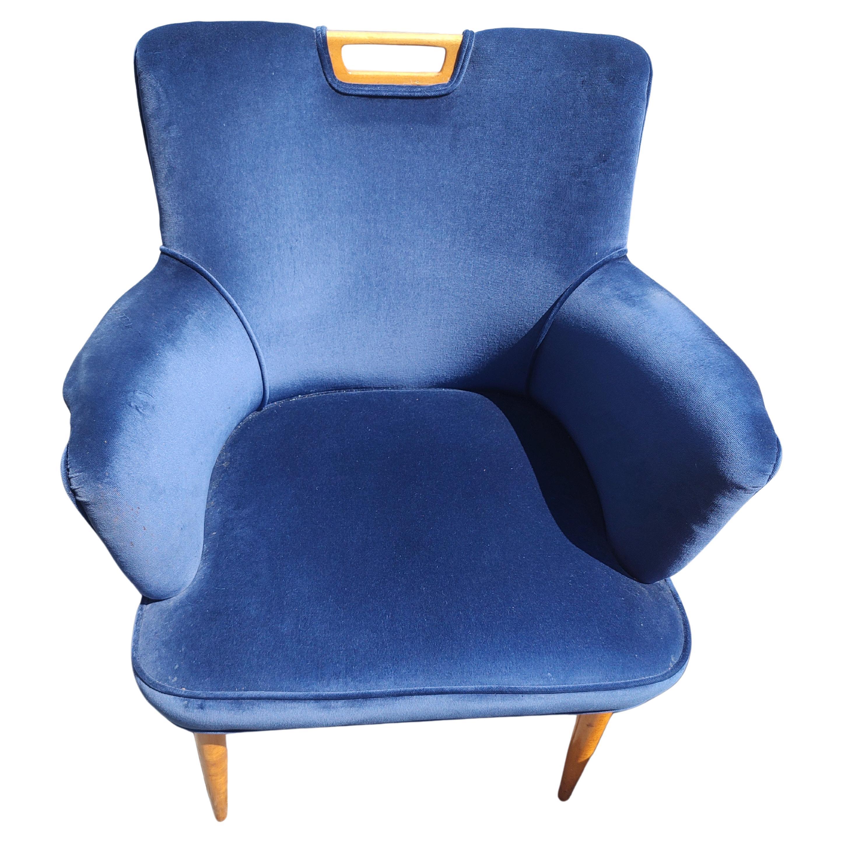 Américain The Moderns Set 6 Upholstered Dining Chairs Tommi Parzinger for Charak en vente