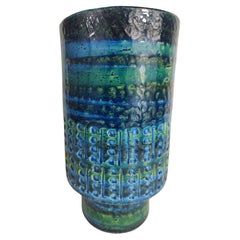 Moderne Rimini-Vase aus Kunstkeramik aus der Mitte des Jahrhunderts von Aldo Londi Bitossi