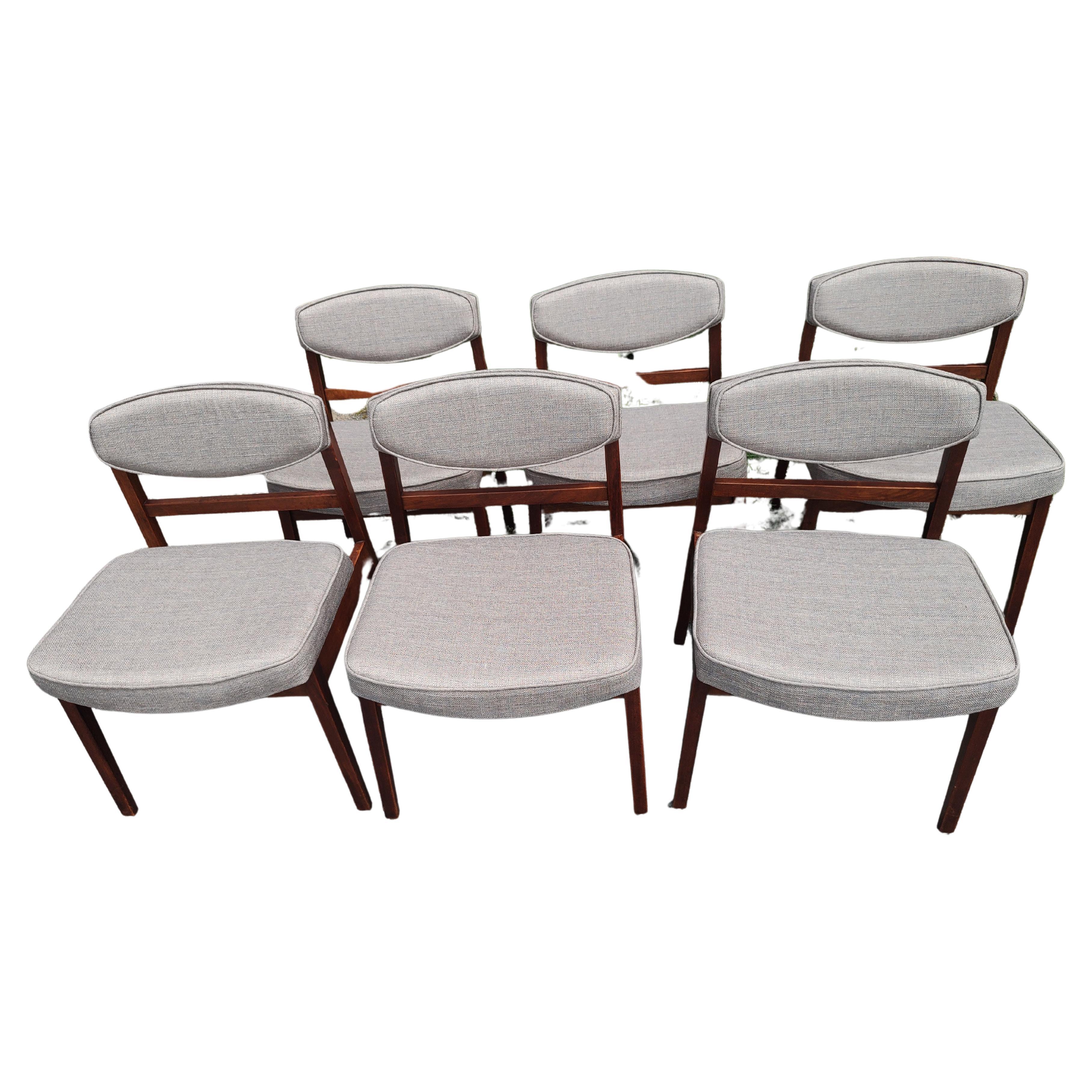 Set of 8 Mid Century Modern Teak Dining Chairs by George Nelson - Herman Miller For Sale 5