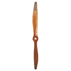 Mid Century C1940 Wooden Airplane Propeller by Fahlin Columbia Missouri USA