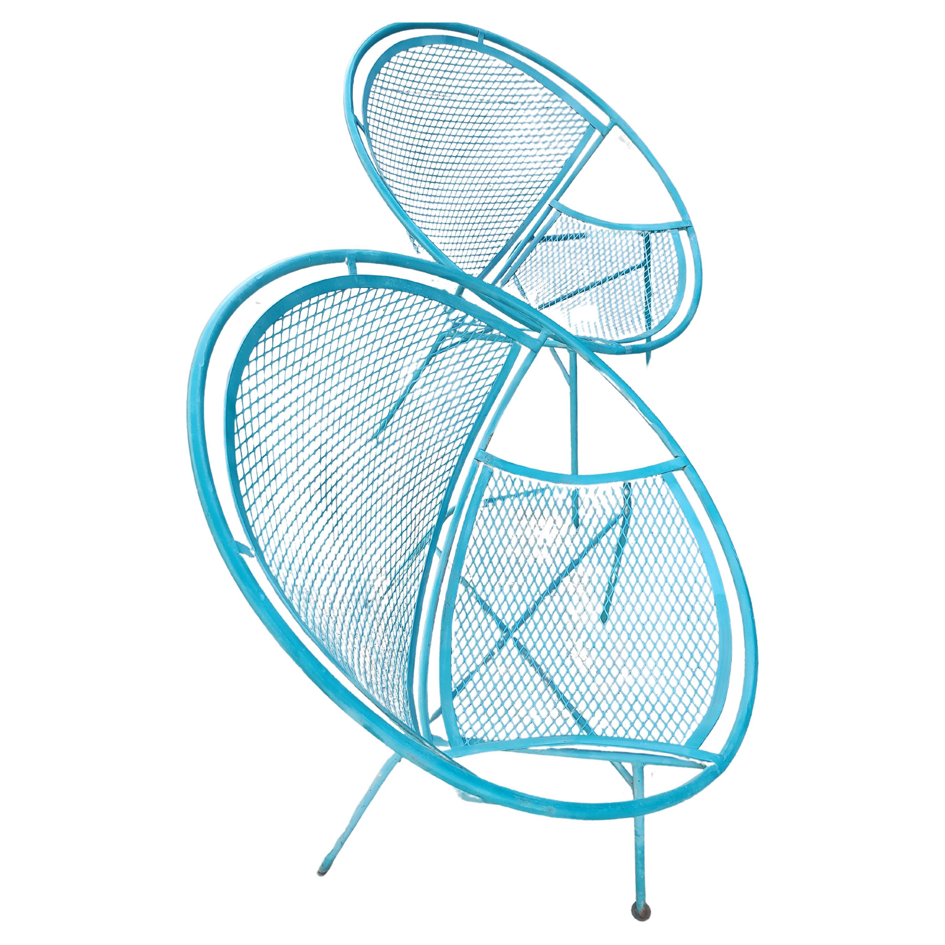 2 paires de chaises longues Radar de style mi-siècle moderne Maurizio Tempestini pour Salterini