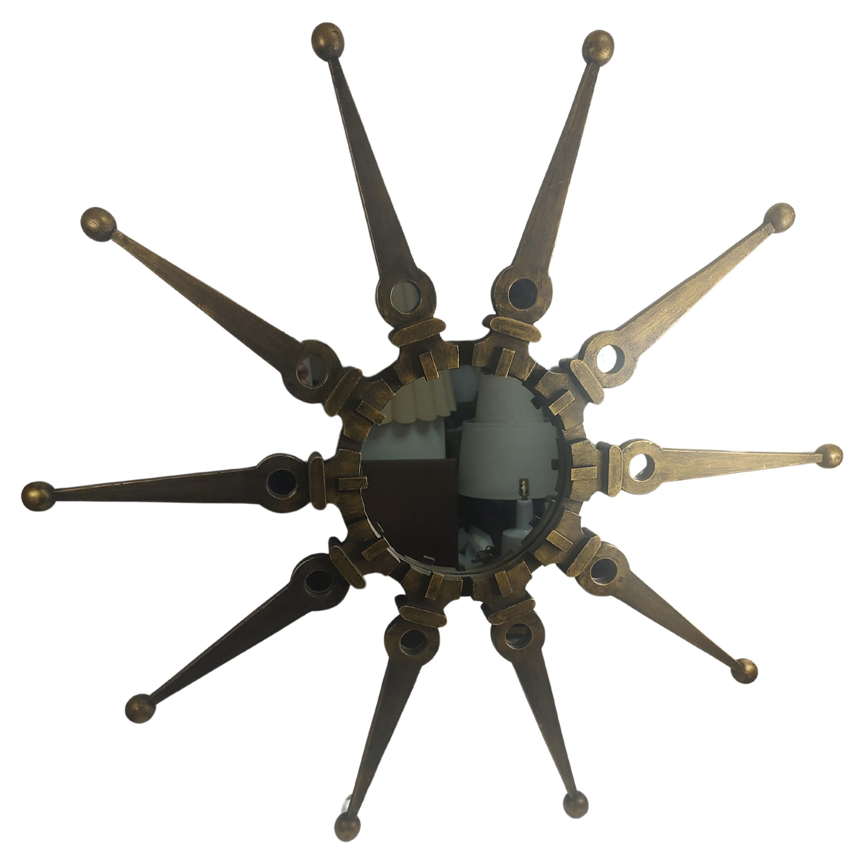 Gilt Sunburst Mirrors