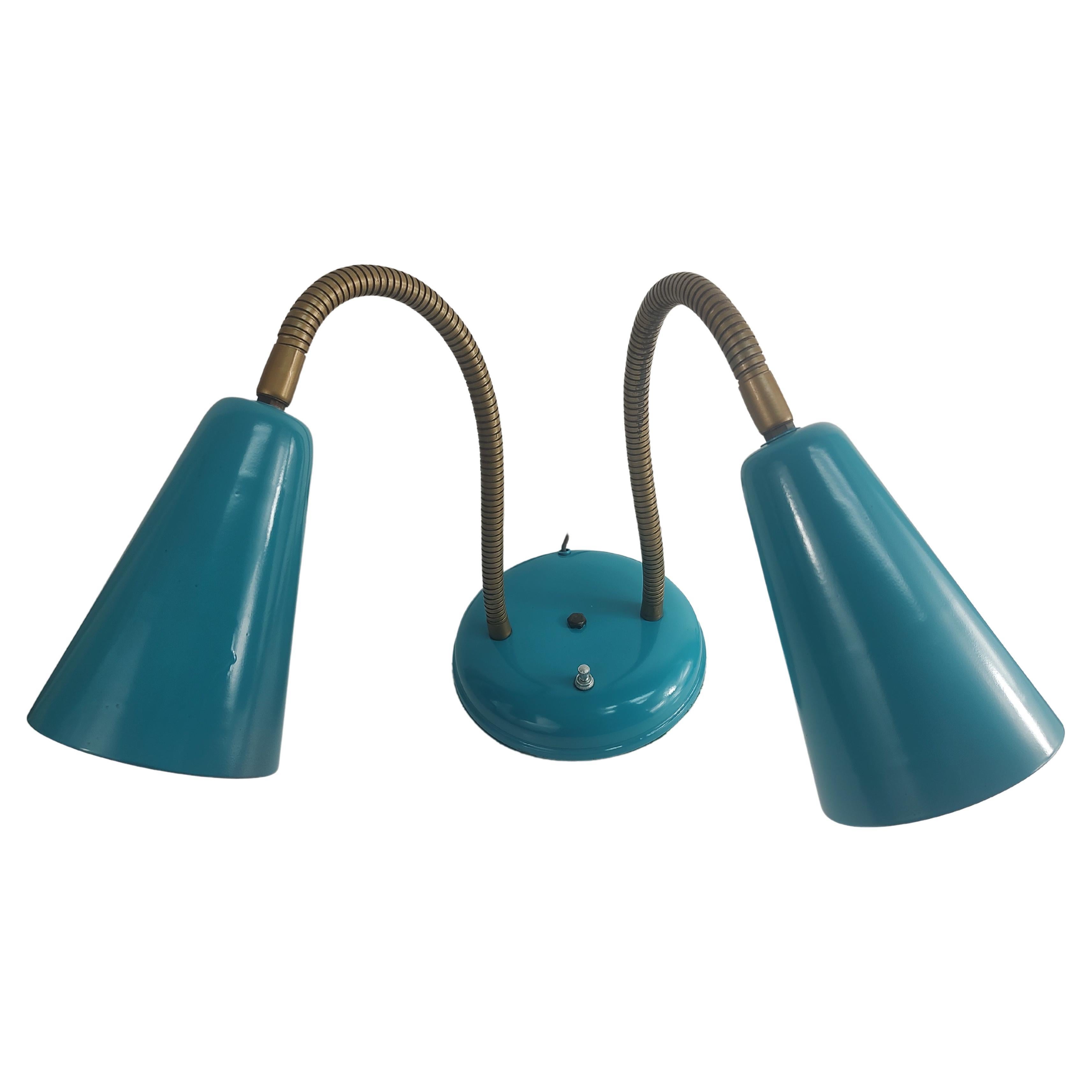 double gooseneck lamp