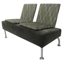 Used Modernist Two-Seat Sofa in Grey