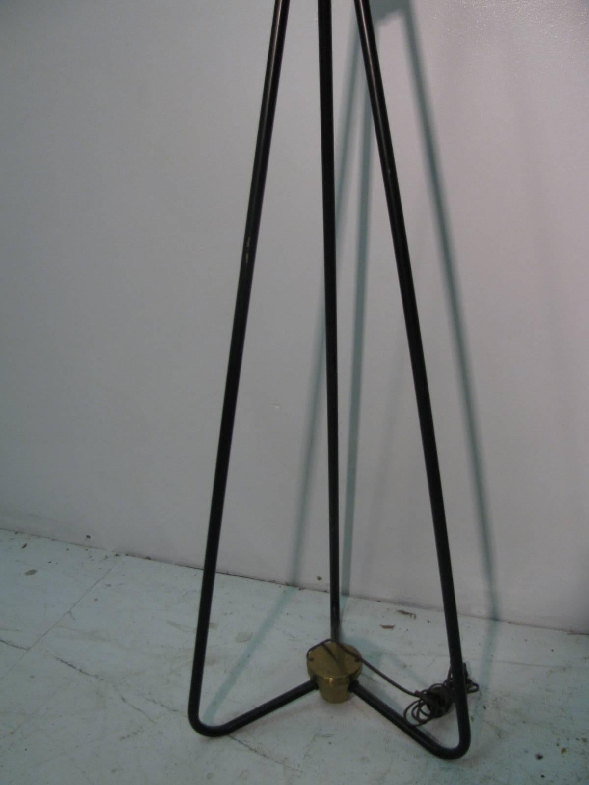 American Mid Century Modern Floor Lamp Style of Greta Grossman