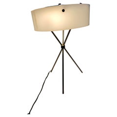 Lampe de bureau tripode moderne du milieu du siècle dernier par T H Robsjohn Gibbings