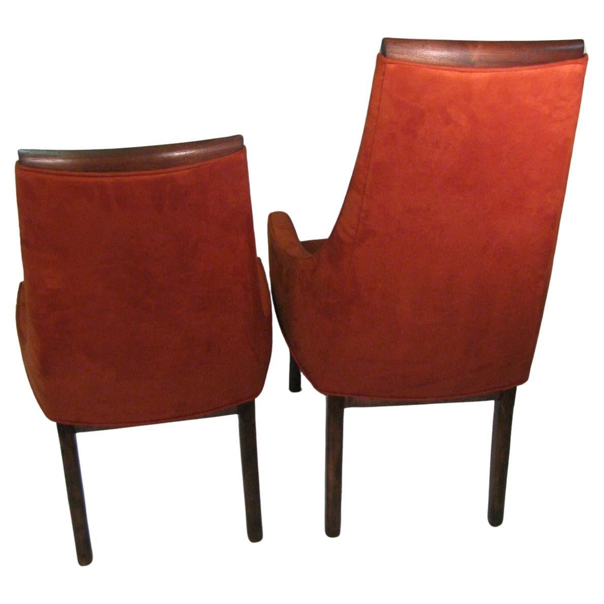 Mid-Century Modern Kipp Stewart ensemble de six chaises de salle à manger de style mi-siècle moderne en vente