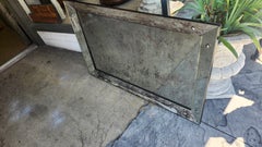 Mid-Century Hollywood Regency Rectangular Distressed Mirror C1945