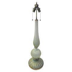 Lámpara de mesa alta de Murano de estilo «Mid-Century Modern» en aventurina, de gran tamaño, de alrededor de 1955