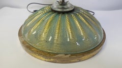 Massive Mid-Century Modern Murano Tall Aventurine Table Lamp C1955