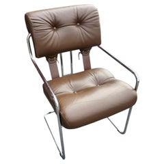 8 Mid-Century Italian Modern Tucroma Dining Chairs by Guido Faleschini for Pace