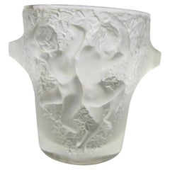 Lalique Ganymede Vintage Glass Wine Cooler, C1980, Excellent Condition