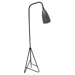 Vintage Mid-Century Modern Floor Lamp in the Style of Greta Grossman Grasshopper Lamp