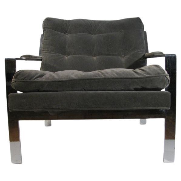 Late 20th Century Pair of Cy Mann Mid-Century Modern Lounge Armchairs
