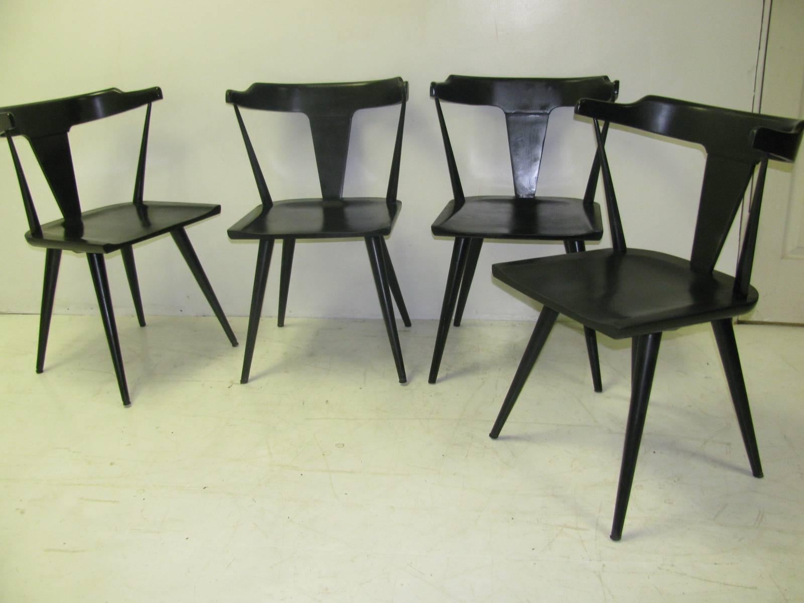 Enameled Mid-Century Modern Dining Chairs Planner Group by Paul McCobb