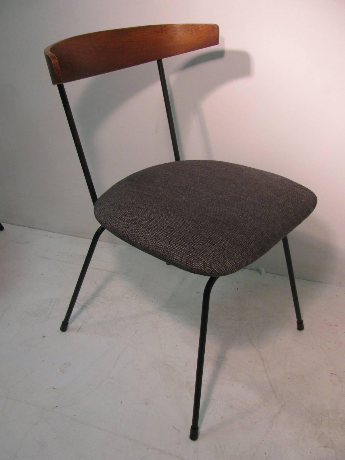 modern walnut dining chairs