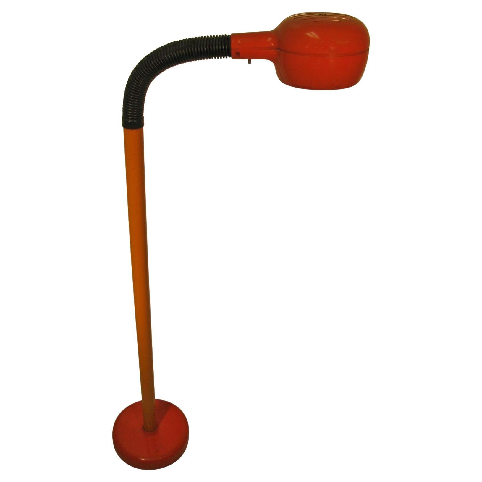 Fagerhults Mid-Century Modern Floor Lamp in Orange - Sweden 