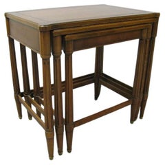 Neoclassical Mid Century Modern Set of 3 Nesting Tables by Robsjohn Gibbings