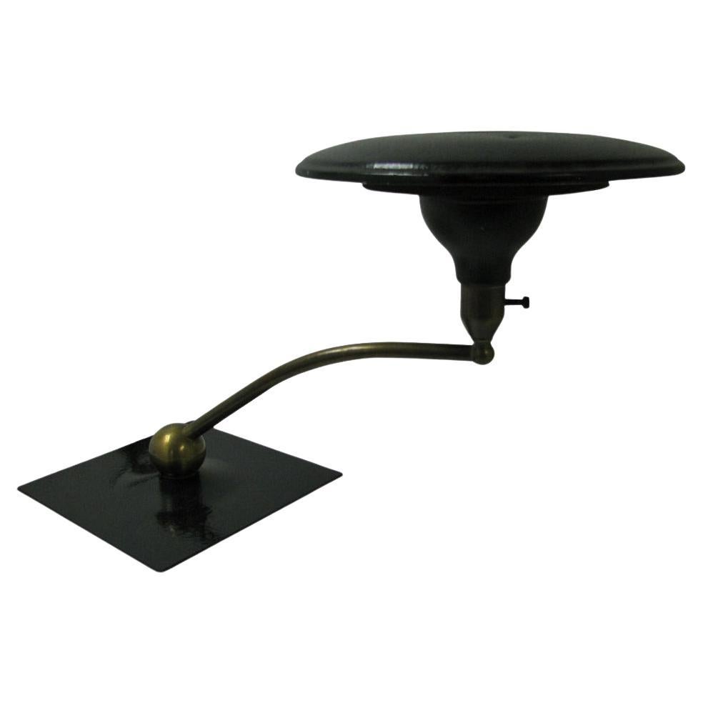 Mid-Century-Schreibtischlampe mit fliegender Untertasse