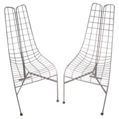 Retro Pair of Vladimir Kagan Mid-Century Modern Capricorn Dining Chairs with Original