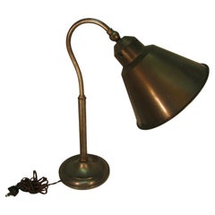 Pair of Mid-Century Modern Steel Desk Table Lamps