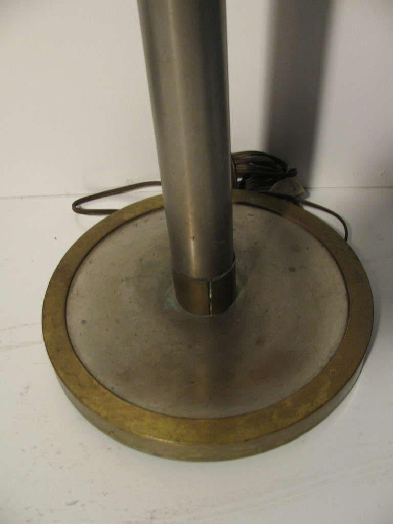 art deco torchiere lamp