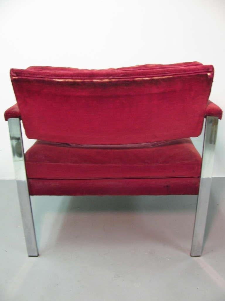 Pair of Mid Century Modern Lounge Chairs by Harvey Probber 1