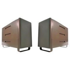 Used Mid-Century Modern 4 pc Set Plymodern Dressers with Vanity & Bench Paul Goldman