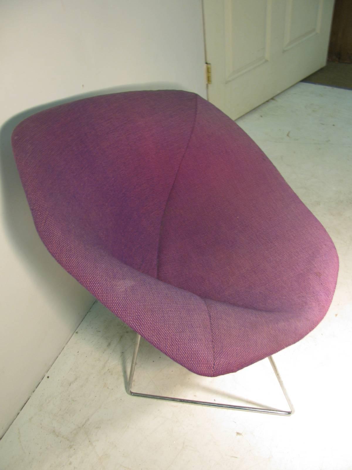 Pair of Mid-Century Modern Knoll Diamond Chairs by Harry Bertoia 2