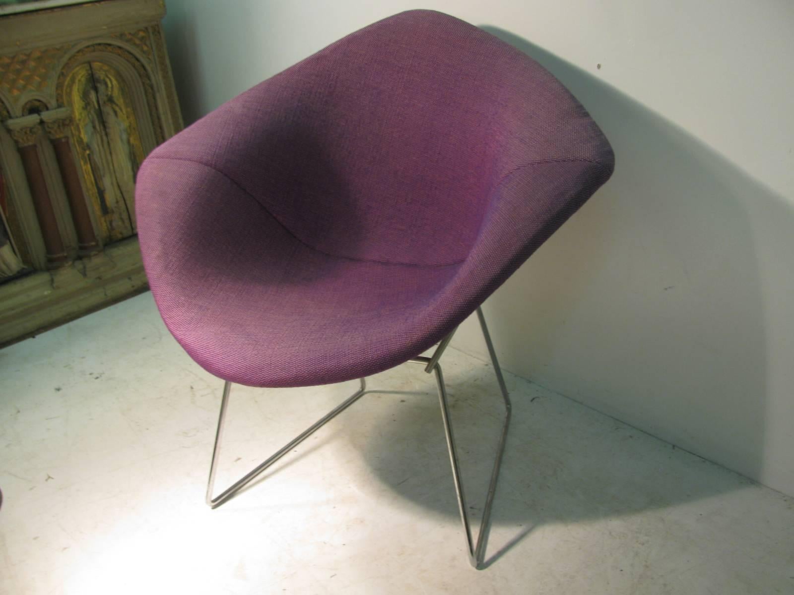 Pair of Mid-Century Modern Knoll Diamond Chairs by Harry Bertoia 1