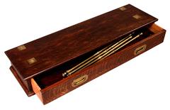 Oak Campaign Shelves with Drawer