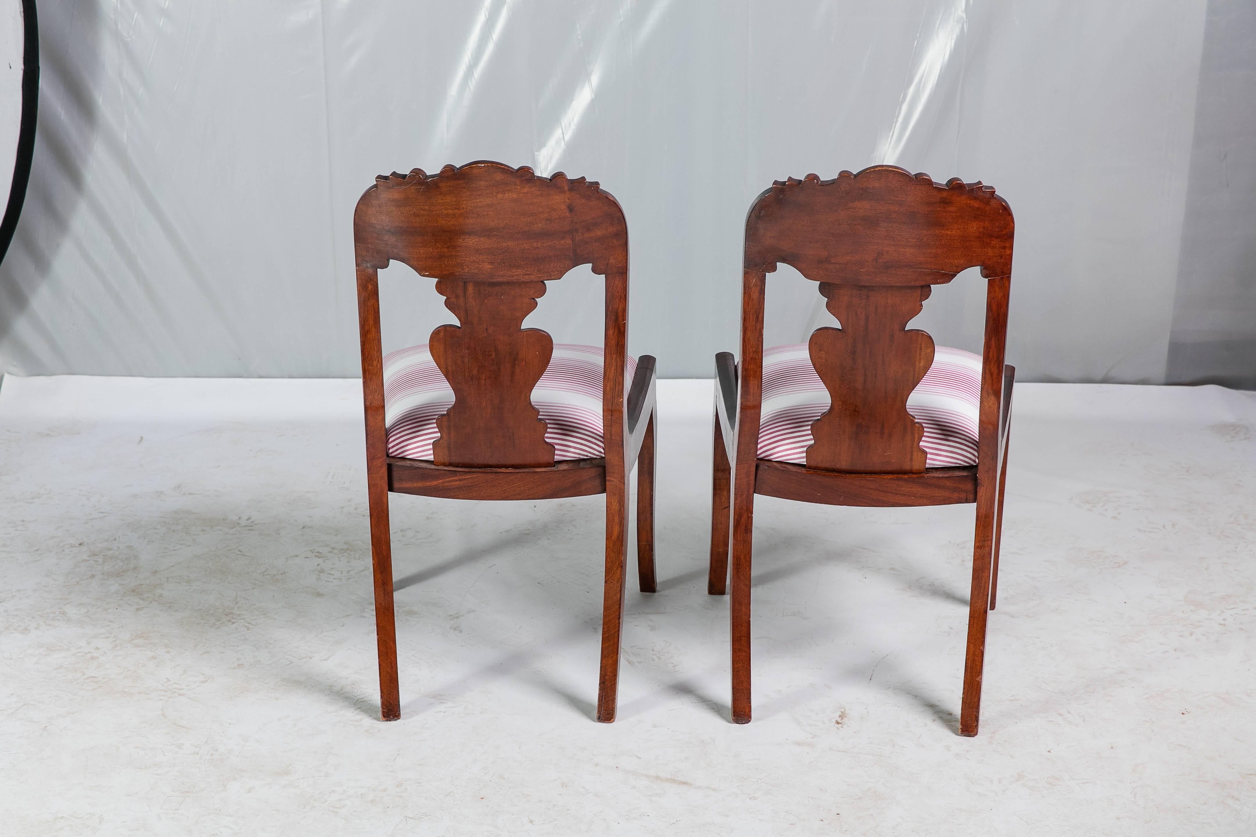 British 19th Century Accent Chairs, Pair For Sale