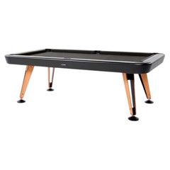 RS Barcelona Diagonal 8 Ft Outdoor Pool Table by Yonoh Studio, Steel & Iroko