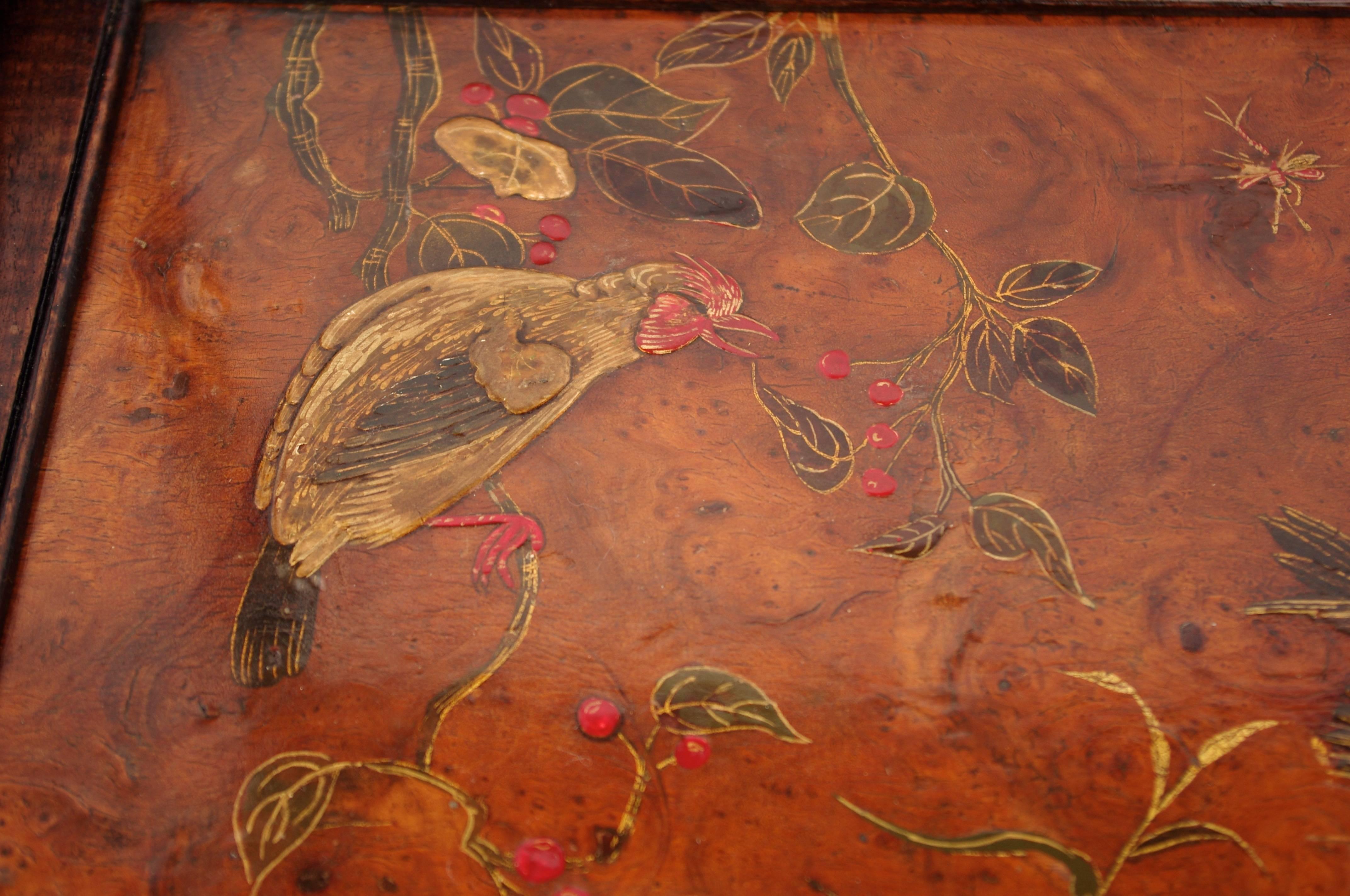 Napoleon III Chinoiserie Lacquer Side Table 2