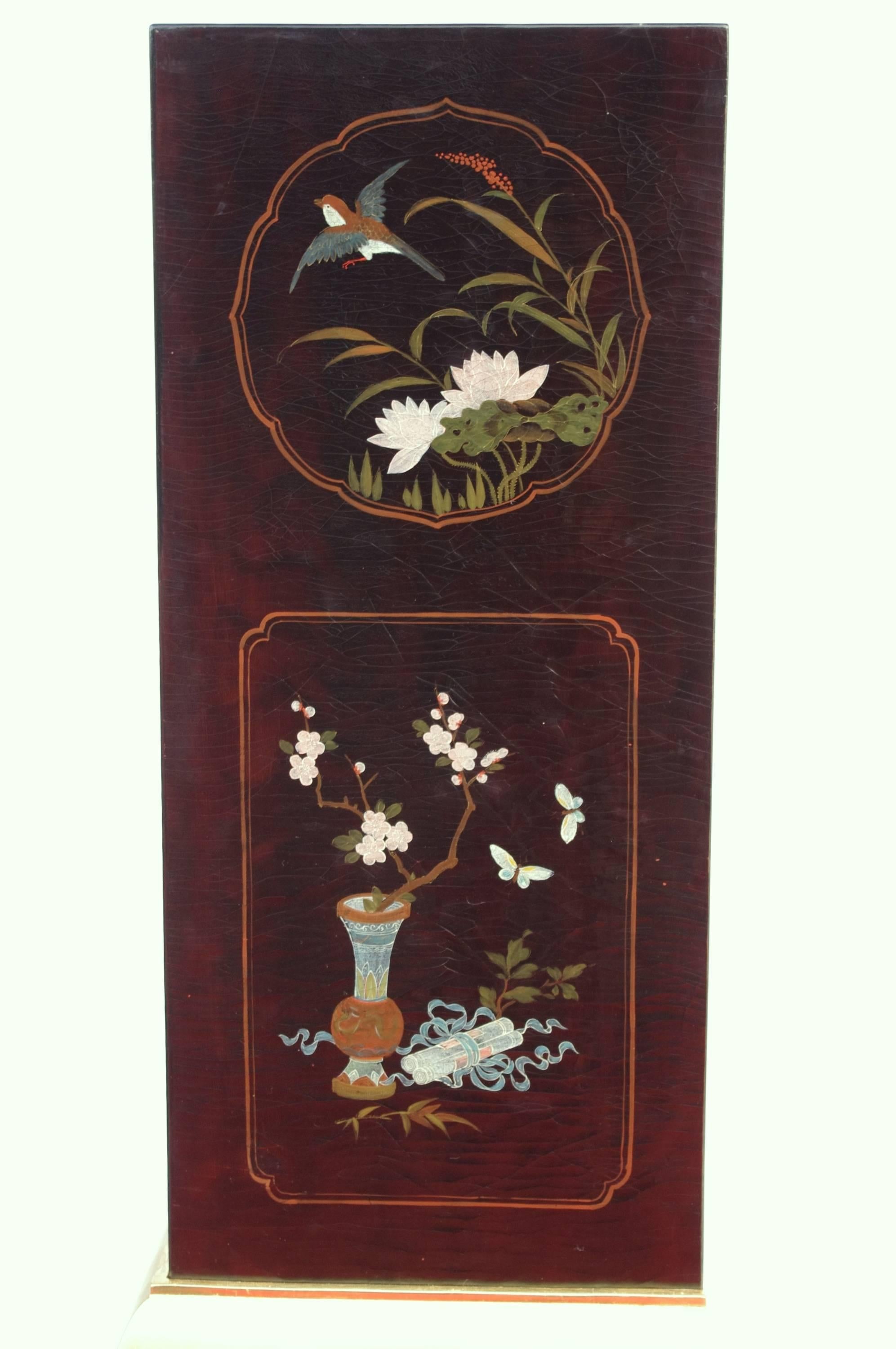 Mid-20th Century Louis XV Chinese Lacquer Style Cabinet