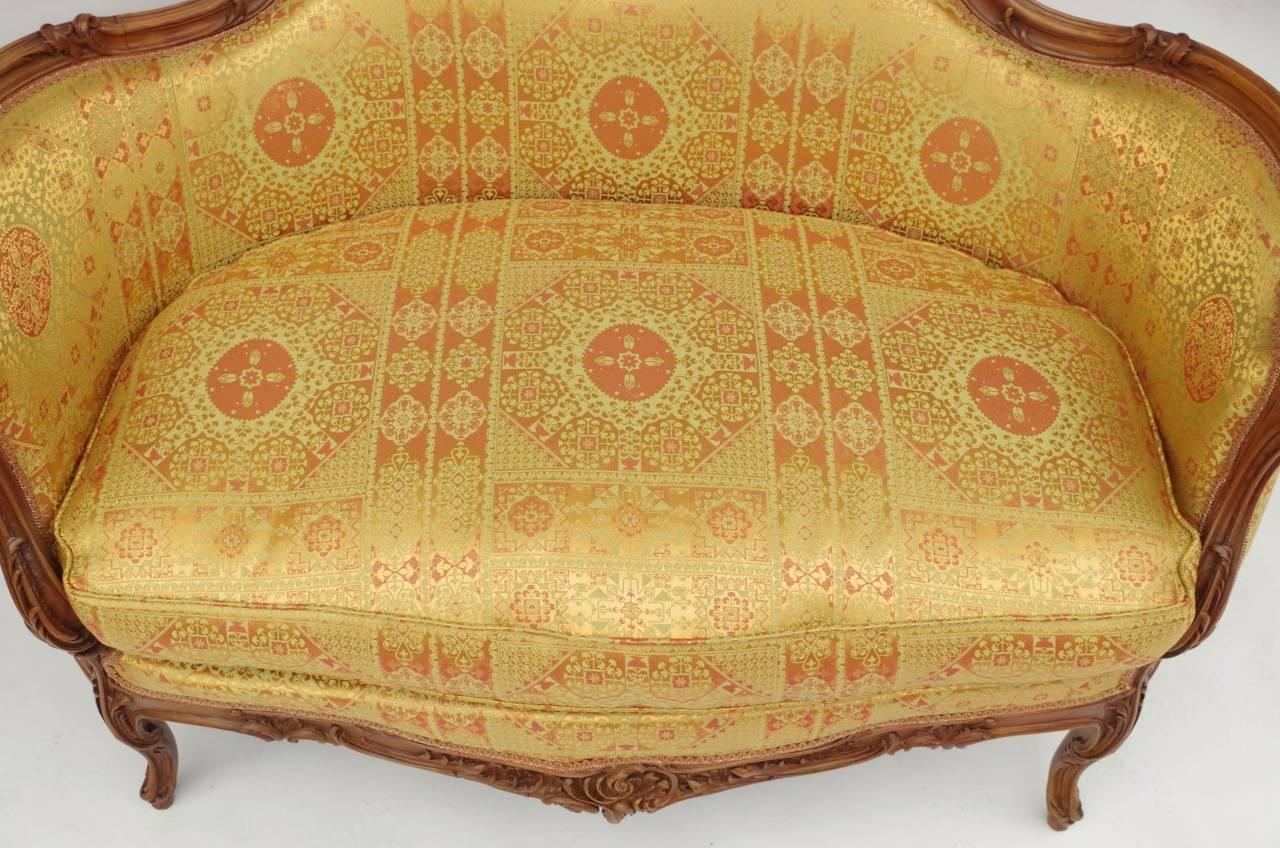 Small Louis XV Style Walnut Sofa, 1880 Period 3