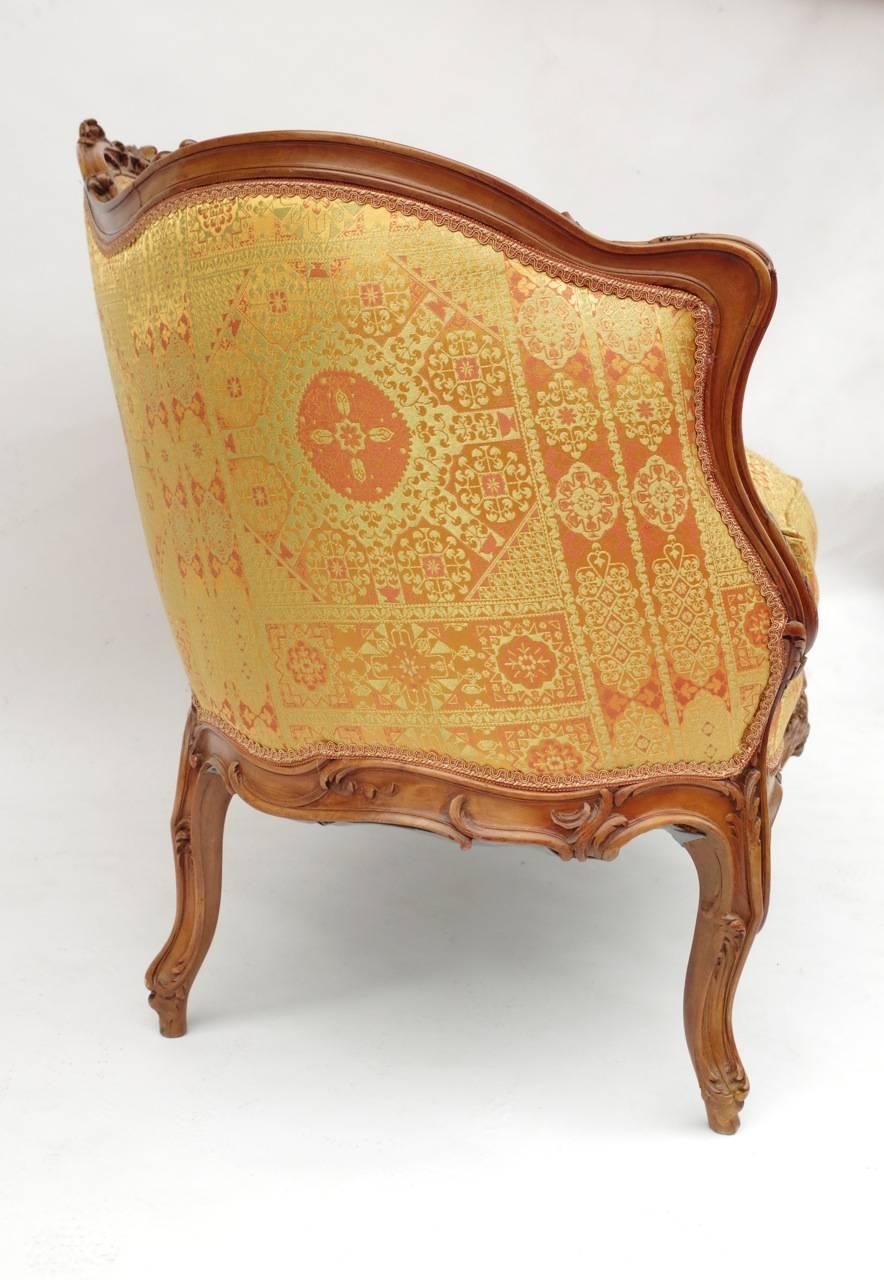 Small Louis XV Style Walnut Sofa, 1880 Period 5
