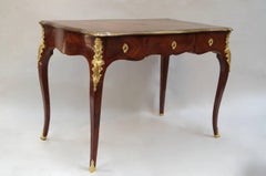 Small Louis XV Style Marquetry Desk, circa 1880