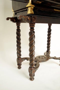 Cabinet-Bar in Black Lacquer from Japan, 19th Century