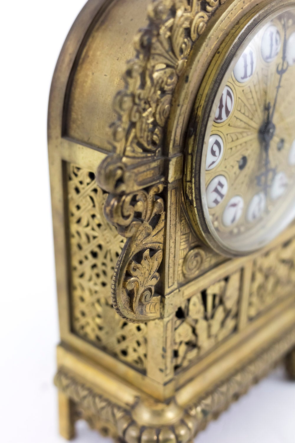 Gilt Bronze Clock Of The Art Nouveau Period At 1stdibs
